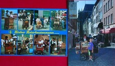 2 AK Fotokunstkarten Leierkasten Drehorgel Leierkastenmann  G24-133