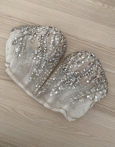 Corsage weiß hochzeit gr - weiß,