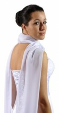 BRAUTSTOLA-SCHAL AUS CHIFFON