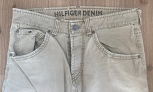 Tommy Hilfiger Herren Jeans W32 L34 (32) Wilson gerades Bein Beige
