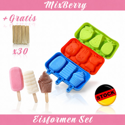 3er set silikon - set,