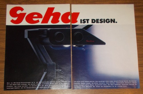 Seltene werbung geha - werbung, design