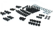 Aprilia RS125 Schraubensatz Verkleidung Baujahr 2006 - 2010 schwarz + 10 Klemmen