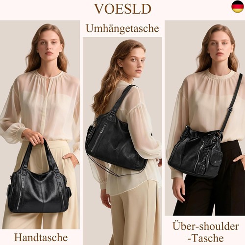 Damen handtasche leder - handtasche, pu