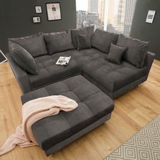 Wohnlandschaft KENT 220cm grau