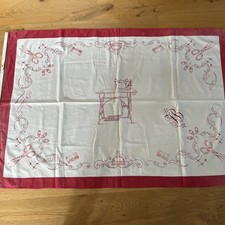 Altes Mangel/Rolltuch, Leinen