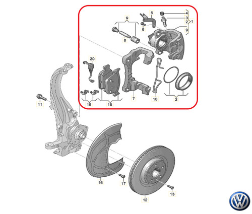 Original audi 5wa615123 - original,