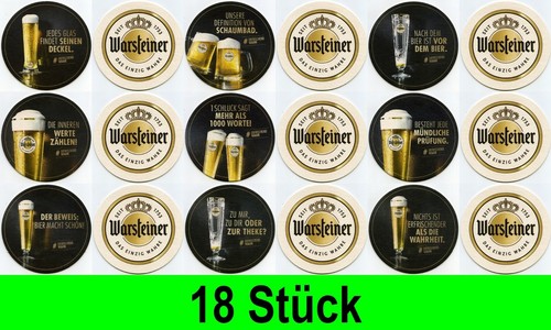 Stück bierdeckel - 18,