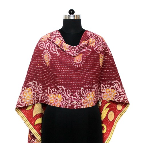 Baumwolle kantha halstuch - kantha,