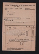 BERLIN, Brief 1933, Gustav Genschow & Co. AG Scheibenpflaster Luftgewehr-Kugeln