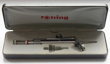vintage Rotring Fallnullenzirkel mit original Rotring Klappbox, 70-ziger Jahre