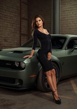 Pin Up Girl Sexy Kunstdruck