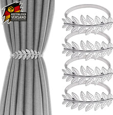 Vierer Set Vorhang Raffhalter