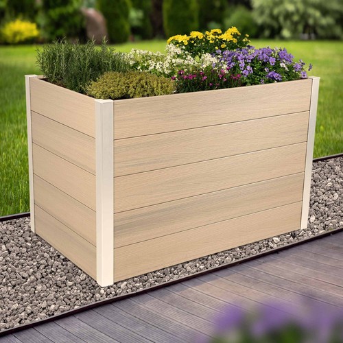 Hochbeet aus wpc moderner - xl,