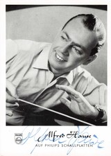 Alfred Hause † 2005 Dirigent Philips Autogrammkarte Autogramm Original Signiert