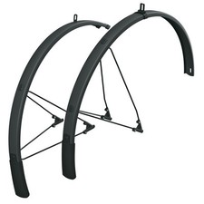 SKS Fahrrad Schutzblechset Bluemels Style 27,5-29 Zoll Breite 65mm Schwarz Matt