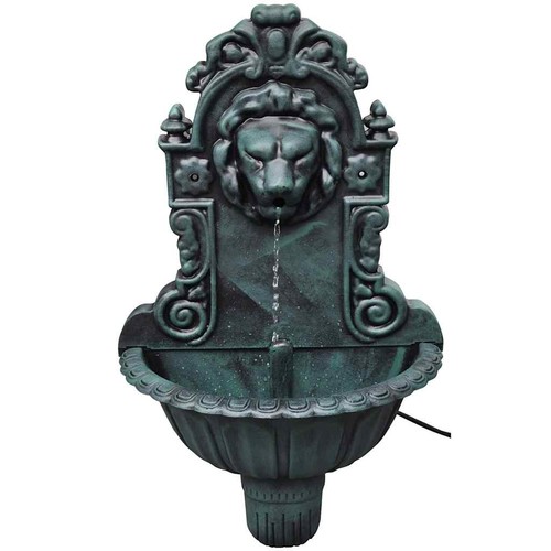 Wandbrunnen löwenkopf design - löwenkopf,