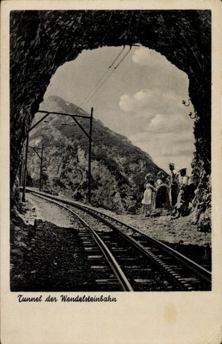 Tunnel der wendelsteinbahn - tunnel,