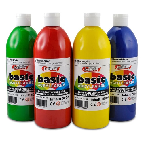 Besthobby basic acrylfarbe 500 - basic,