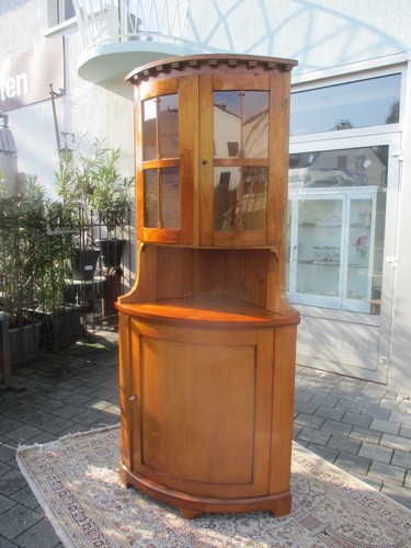 Biedermeier eckschrank 1820 - biedermeier,