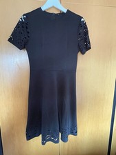 Tolles Damen Kleid In Gr. S 36 Schwarz Cut Out Design Modern Trend Look Herbst