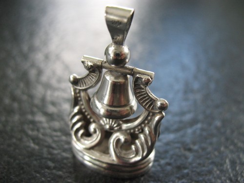 Petschaft anhänger silber 800 - petschaft,