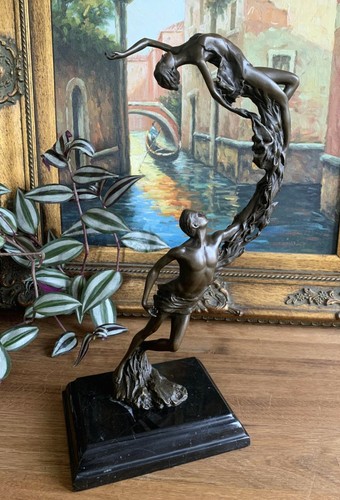 Bronzefigur tänzer - bronzefigur,