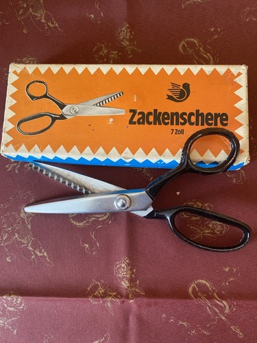 Alte zackenschere zoll - zoll,