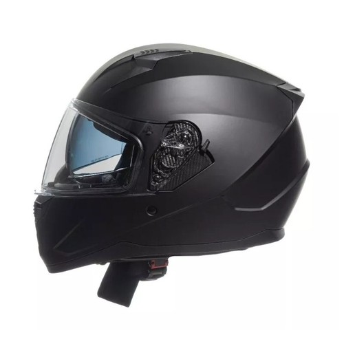 Integralhelm schwarz matt