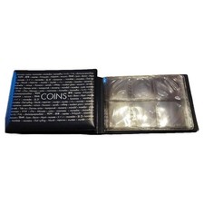 LEUCHTTURM1917 Münzenalbum Sammelalbum Blau 10x15cm