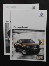 VW Amarok  Prospekt   Modelljahr 2011 mit Preisliste