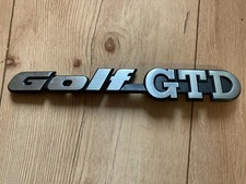 Golf GTD Emblem VW Golf 2 NOS