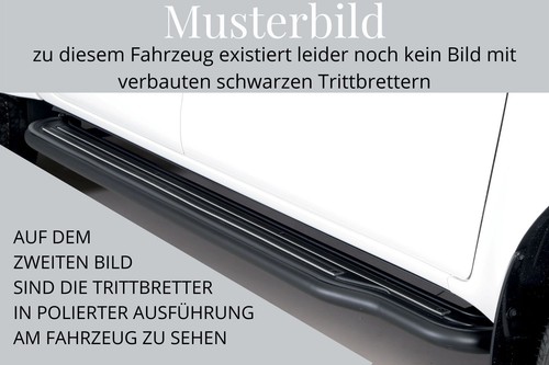 Trittbretter schwarz für - schwarz,