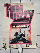 Thin Lizzy Live and Dangerous Tour 1979 Poster Plakat Köln -gebraucht- Original