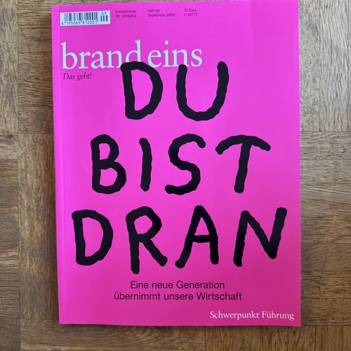 Brand eins 2026 - brand, du