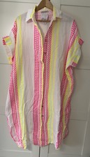 Wunderschöne Musselin Long Tunika Tunikakleid Oversize bis 48/50