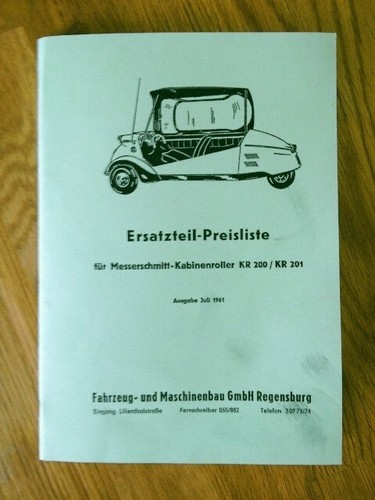 Messerschmitt kabinenroller - messerschmitt,