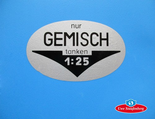 Aufkleber nur gemisch - aufkleber, tanken