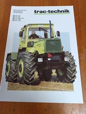 Prospekt MB Trac  technik 700 - 1100 T  Sprache: D Traktor Schlepper Brochure 17