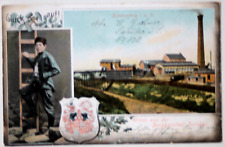 10756 Postkarte Gruß aus der Bergbau-Stadt Zwickau Brückenberg Schacht Bergmann