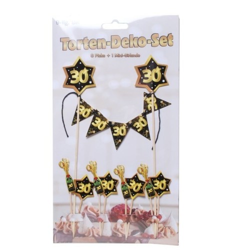 Torten deko set teilig - deko,