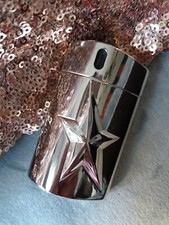 Thierry Mugler A MEN Metall Flakon Silber für Amen EDT 2ml Nachfüllbehälter LEER