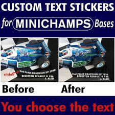 MiniChamps INDIVIDUELLE Basistext Aufkleber - SIE SCHREIBEN IHREN EIGENEN TEXT