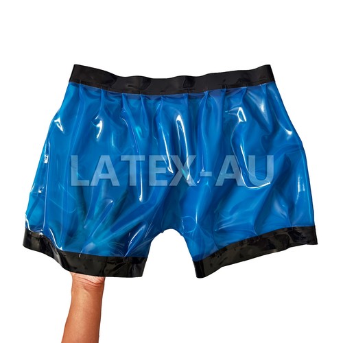 Durchscheinendes blau latex - durchscheinendes,