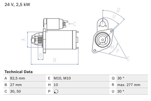 Bosch starter für - bosch, mercedes