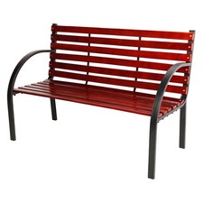 Massivholz Parkbank Holz