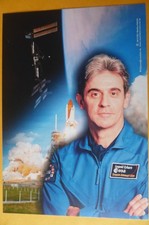 Raumfahrer-Autogrammkarte