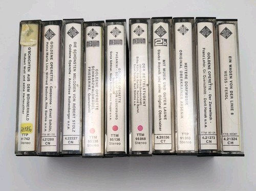 10x kassetten konvolut - 10x,