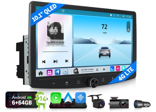Qled autoradio android - 10,1",