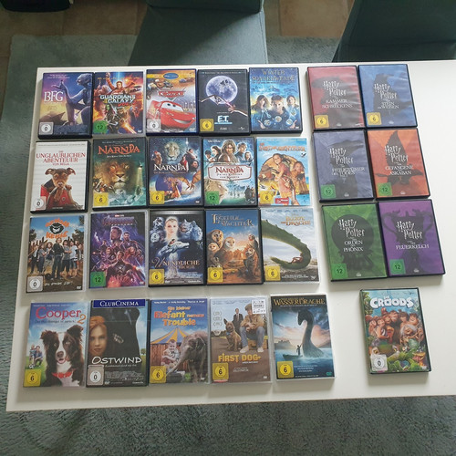 Paket dvd kinderfilme - 27,